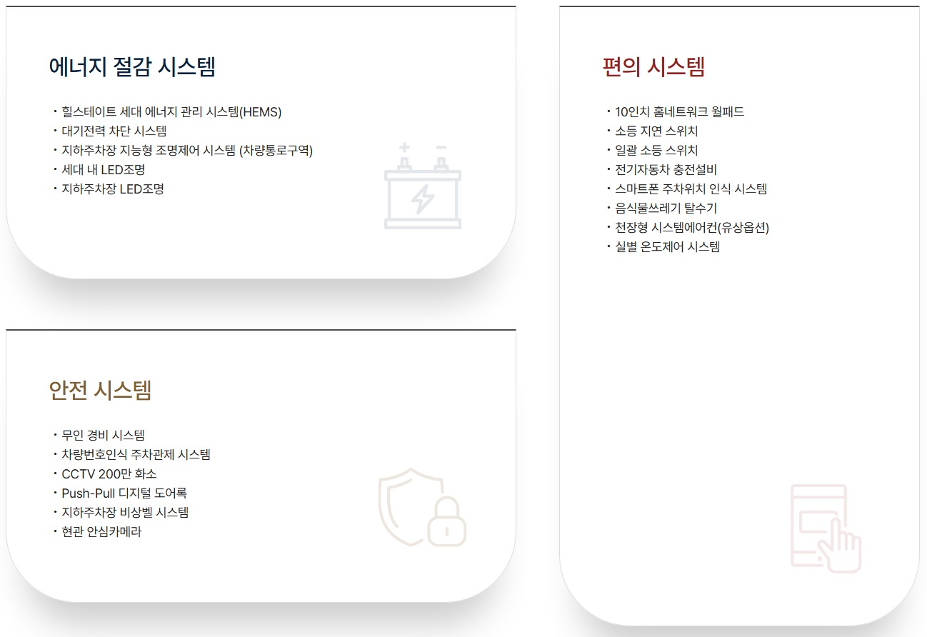 힐스테이트 회룡역 파크뷰00스마트시스템